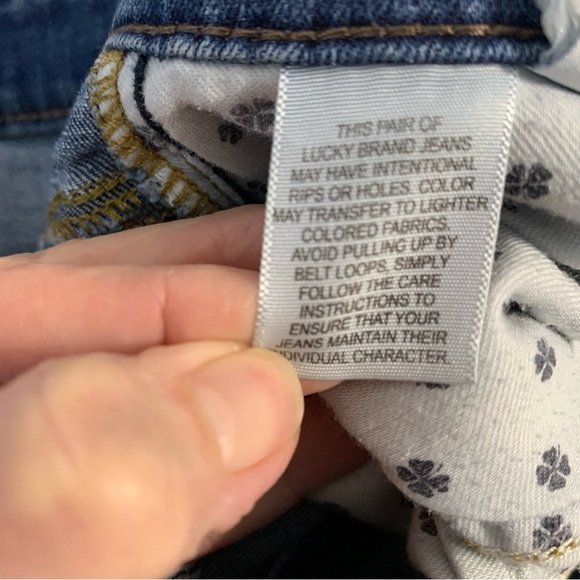 Lucky Brand button up Bridgette skinny blue‎ jeans. Size 4/27 - Picture 10 of 11